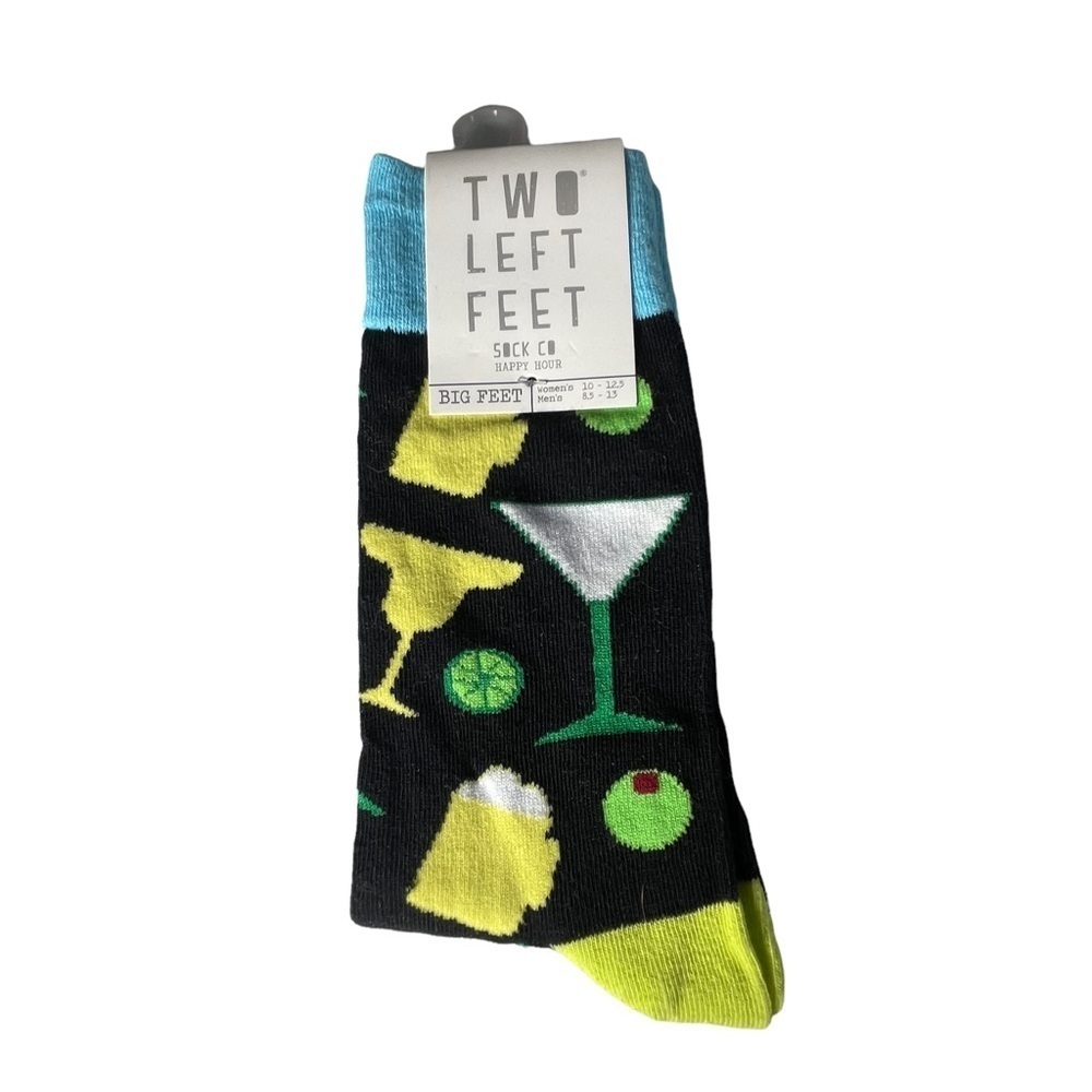 Two Left Feet Happy Hour Socks NWT